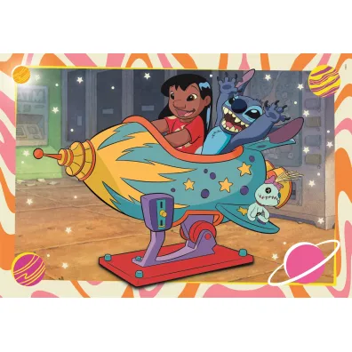 Puzzle 2x60 el. SuperColor. Stitch 24822 Clementoni