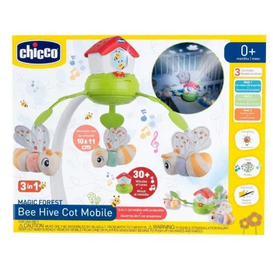 Karuzela na ��eczko pszcz�ki 3w1 Chicco