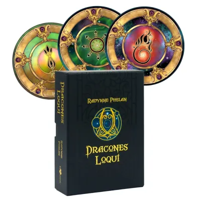 Dracones Loqui, karty do wr�enia, niebieski anio�