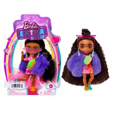 Barbie Maa lalka Lalka 1 - Sukienka wzr z posypk/Brzowe wosy HGP63 Mattel