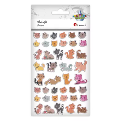 Titanum Naklejki wypuk�e koty TITAUM CRAFT-FUN SERIES