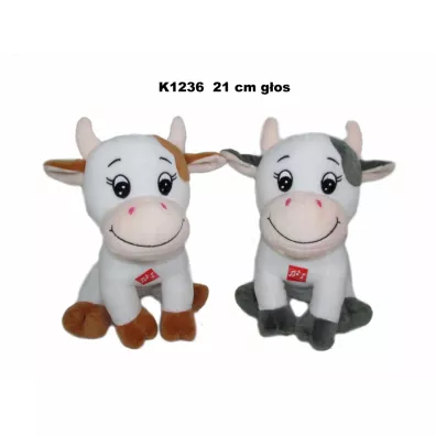 Pluszowa Krowa z g�osem 20cm - 2 kolory Sun-Day