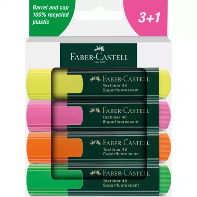 Faber-Castell Zakre�lacz neonowy 4 szt.