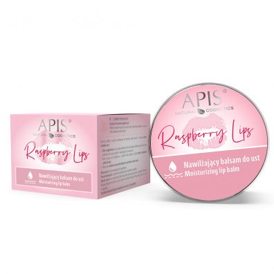 Zdjęcia - Szminka i błyszczyk do ust Apis Natural Cosmetics Apis Raspberry Lips Nawilżający balsam do ust 10 ml 