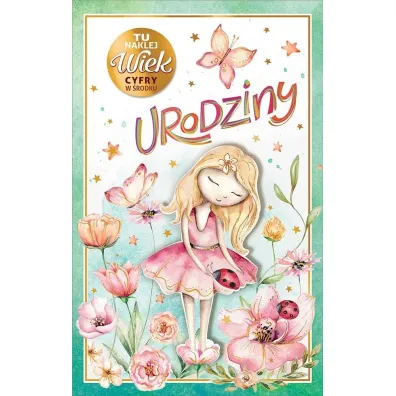 AbCard Kartka okoliczno�ciowa Urodziny (wymienne cyfry)