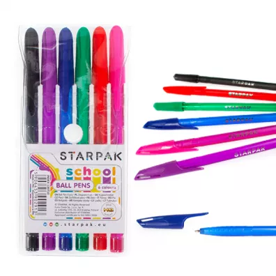 Starpak Dugopisy zamykane 6 szt.
