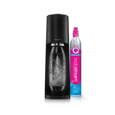 SodaStream Zestaw Terra czarny do tworzenia napoj�w gazowanych