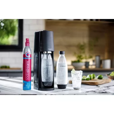 SodaStream Zestaw Terra czarny do tworzenia napoj�w gazowanych