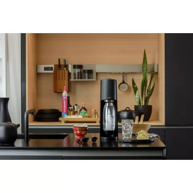 SodaStream Zestaw Terra czarny do tworzenia napoj�w gazowanych