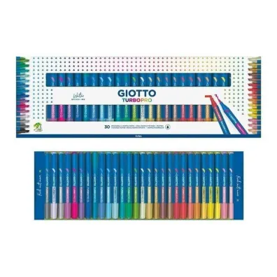 Markery dwustronne Turbo Pro 30 kolor�w GIOTTO