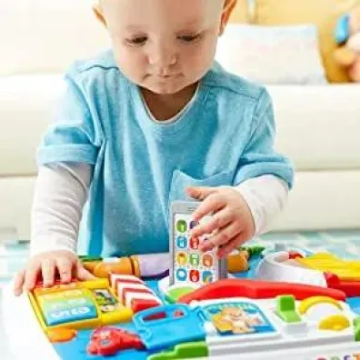 Fisher-Price Ucz si� i �miej! Stoliczek edukacyjny 4w1 Mattel