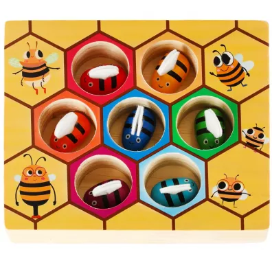Gra edukacyjna plaster miodu pszczki montessori