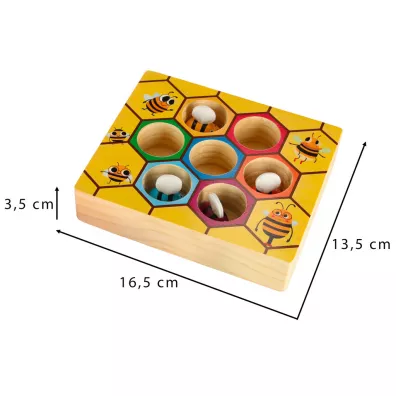 Gra edukacyjna plaster miodu pszczki montessori