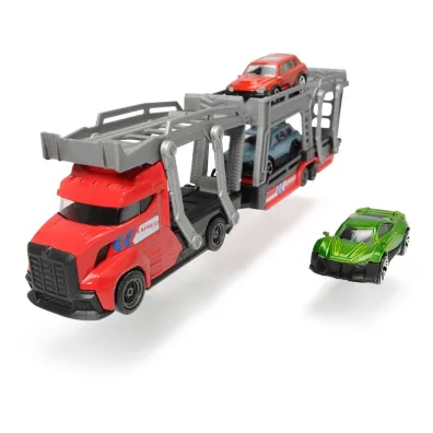 City Laweta z 3 samochodami mix Dickie Toys