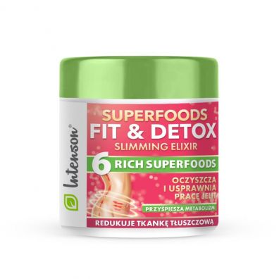 Intenson Superfoods Fit & Detox Elixir koktajl bonnikowy suplement diety 135 g