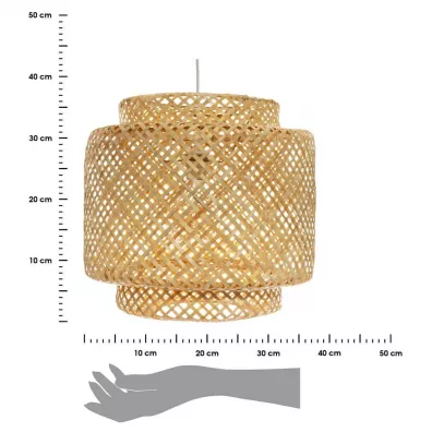 Atmosphera Lampa wiszca Liby bambusowa 40 cm