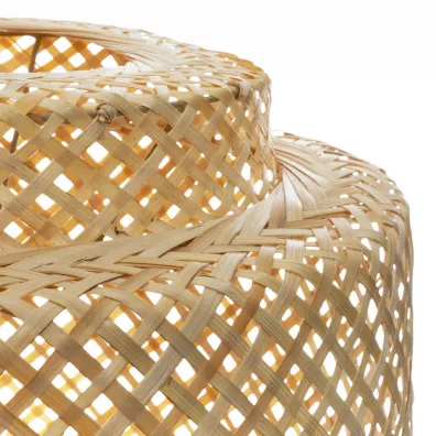 Atmosphera Lampa wiszca Liby bambusowa 40 cm