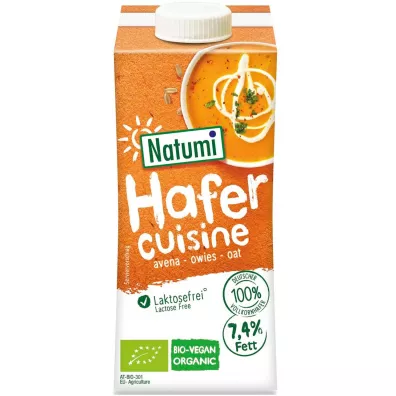 Natumi Krem owsiany do gotowania i pieczenia 200 ml Bio