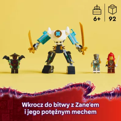 LEGO NINJAGO Mech w zbroi bojowej Zane`a 71827