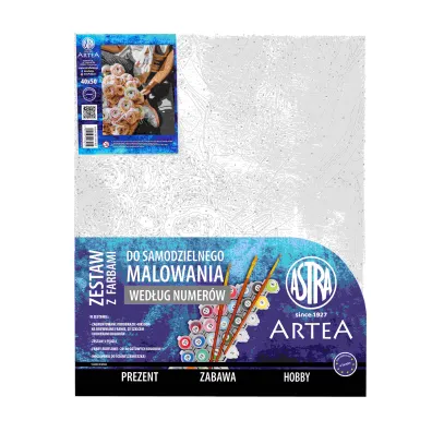Astra Malowanie po numerach - Ro�any Bukiet 40x50cm