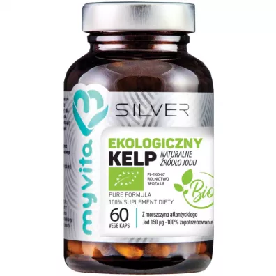 Myvita Silver Kelp 100% Suplement diety 60 kaps. Bio
