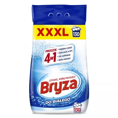 Bryza 4w1 Proszek do prania do biaych tkanin 8.5 kg