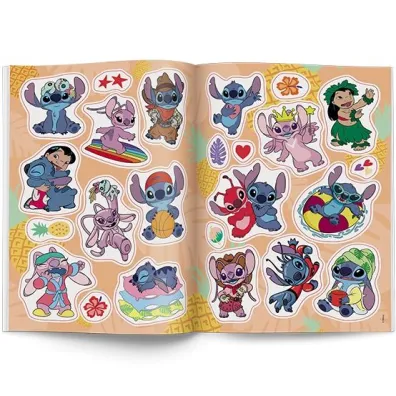 Disney Stich. Kolorowanka z naklejkami