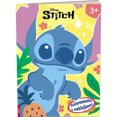 Disney Stich. Kolorowanka z naklejkami
