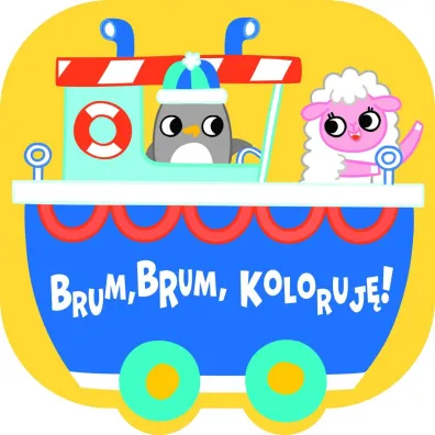 Brum, brum, koloruj�! - Statek
