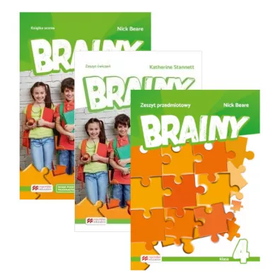 Pakiet podr�cznik�w: Brainy. Klasa 4. Ksi��ka ucznia, zeszyt �wicze� i zeszyt przedmiotowy. Szko�a podstawowa - Nick Beare