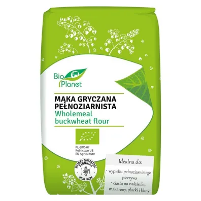 Bio Planet M�ka gryczana pe�noziarnista 500 g Bio