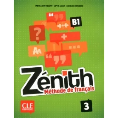 Zenith 3 podr�cznik + DVD ROM CLE - Barthelemy Fabrice Souse Sophie