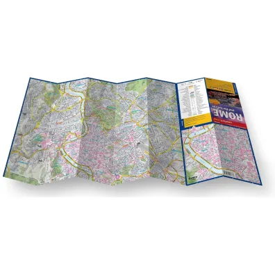 Rome and the Vatican pocked map 1:15 000 laminat midi 2023