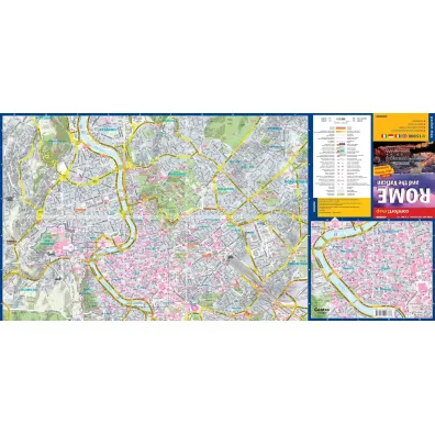 Rome and the Vatican pocked map 1:15 000 laminat midi 2023