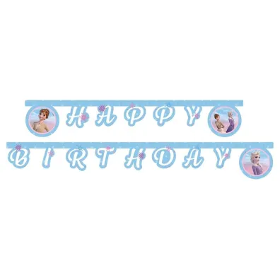 Procos Banner Frozen 2: Wind Spirit - Happy Birthday