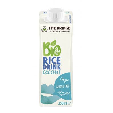 The Bridge Napój ryżowy z kokosem bez glutenu 250 ml Bio