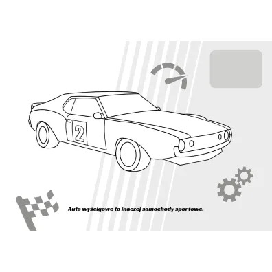 Malowanka A4  NAKLEJKI Ekstramaszyny. Samochody wy�cigowe SKRZAT 075595