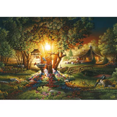 Puzzle 1000 el. PQ Terry Redlin Wiosenny Blask Schmidt