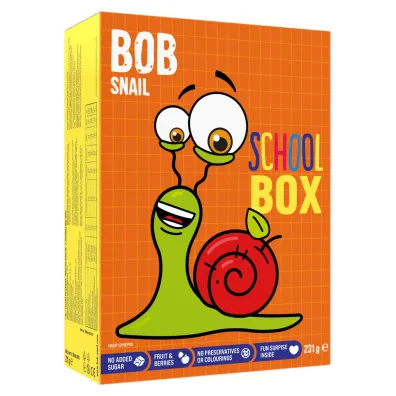 Bob Snail School Box z przek�skami i zabawk� 231 g