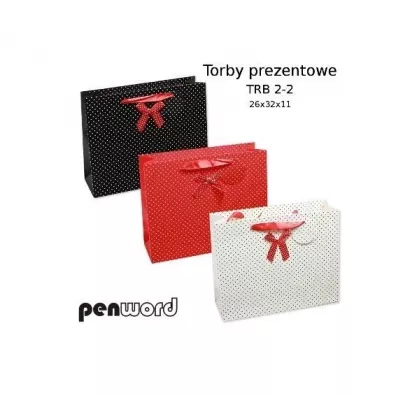 Penword Torebka prezentowa mix 26x32x11cm