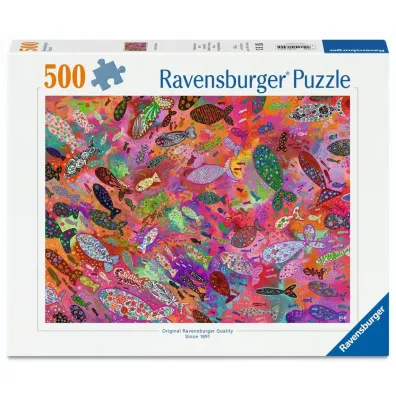 Puzzle 500 Fish in Fuchsia Ravensburger
