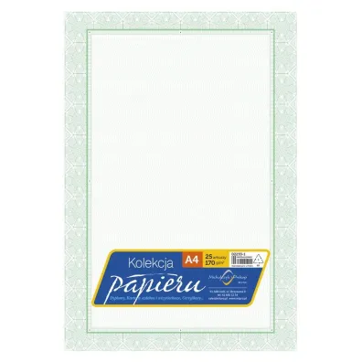Tetis Papier ozdobny A4 certyfikat dyplom 170g 25 szt.