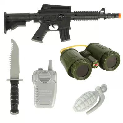 Kostium strj karnawaowy przebranie onierz zestaw 3-8 lat