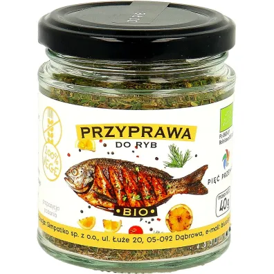 Pi�� Przemian Przyprawa do ryb bezglutenowa 40 g Bio
