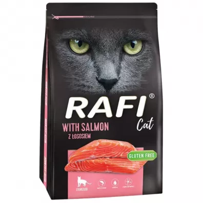 Rafi Cat sterilised karma sucha dla kota z ososiem 7 kg