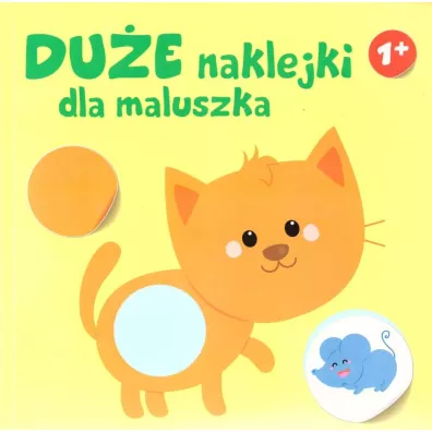 Du�e naklejki dla maluszka 1+ - Kotek