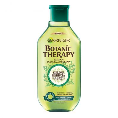 Garnier Botanic Therapy Zielona Herbata Eukaliptus & Cytrus szampon oczyszcza i orzeźwia 400 ml