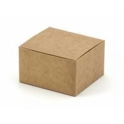 PartyDeco Pude�eczka kraft 6 x 5,5 x 3,5cm 10 szt.