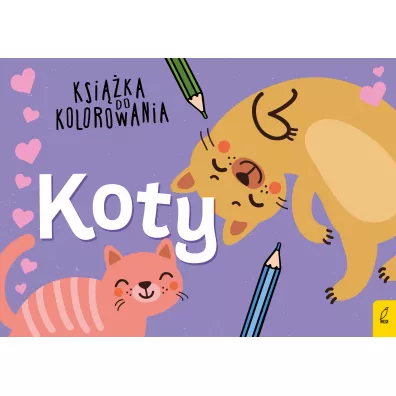 Ksi��ka do kolorowania. Koty
