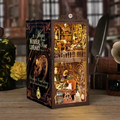 Puzzle Miniaturowy domek Book Nook �wi�tynia wiedzy Habarri
